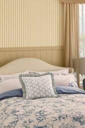 Sanderson 'Paradise Woods Toile' Cotton Duvet Cover Set in Blue - Size: Single - thumbnail 2