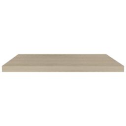 Berkfield Home Floating Wall Shelves 2 pcs Oak 80x23.5x3.8 cm MDF in Brown - thumbnail 4