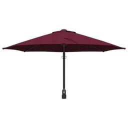 Berkfield Home Patio Umbrella Bordeaux red Polyester Large Collapsible in Burgundy - thumbnail 4