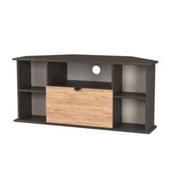 Ready Assembled 2 U Norway Corner TV Unit (Ready Assembled) in Dark Grey - thumbnail 4
