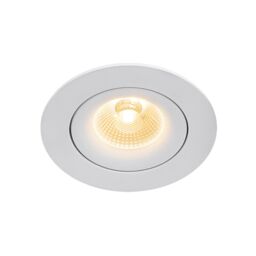 Nordlux Modern Indoor Downlight White Aluminium Intergrated LED Bathroom Safe - Mains Powered, IP44 - thumbnail 3