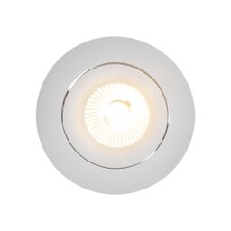 Nordlux Modern Indoor Downlight White Aluminium Intergrated LED Bathroom Safe - Mains Powered, IP44 - thumbnail 2