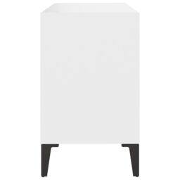 Berkfield Home TV Cabinet with Metal Legs White 69.5x30x50 cm - thumbnail 5