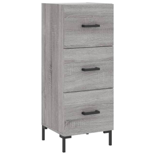 Berkfield Home Sideboard Grey Sonoma 34.5x34x90 cm Engineered Wood - image 1