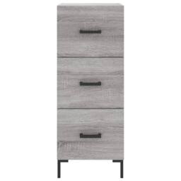 Berkfield Home Sideboard Grey Sonoma 34.5x34x90 cm Engineered Wood - thumbnail 6