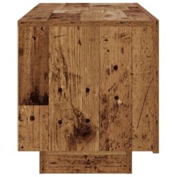 Berkfield Home TV Cabinet Old Wood 100x35x40 cm Engineered Wood in Brown - Size: 100 x 35 x 40 cm - thumbnail 5