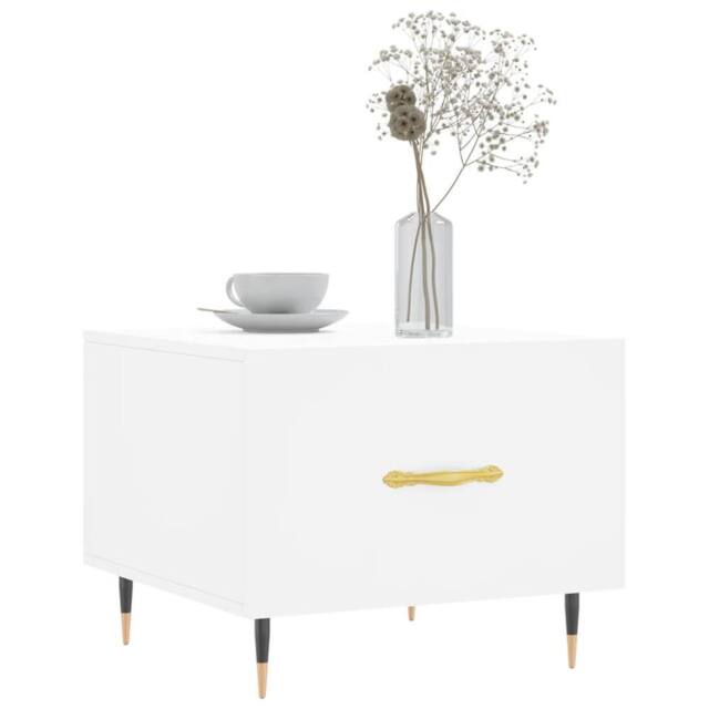 Berkfield Home Decorative Coffee Tables 2 pcs White 50x50x40 cm Engineered Wood - Size: 50 x 50 x 40 cm - image 1