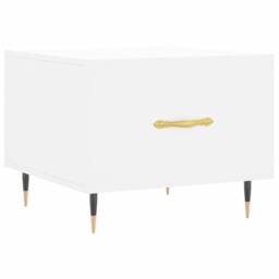 Berkfield Home Decorative Coffee Tables 2 pcs White 50x50x40 cm Engineered Wood - Size: 50 x 50 x 40 cm - thumbnail 5
