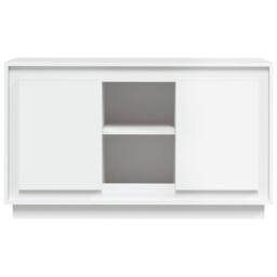Berkfield Home Sideboard White 102x35x60 cm Engineered Wood - Size: 102 x 35 x 60 cm - thumbnail 5