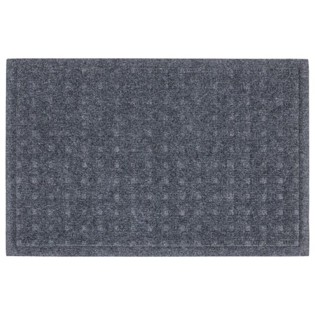 Nicola Spring Heavy Duty Dirt Trapper Door Mat - 60 x 40cm in Grey - Size: 40 cm x 60 cm - image 1