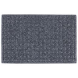 Nicola Spring Heavy Duty Dirt Trapper Door Mat - 60 x 40cm in Grey - Size: 40 cm x 60 cm