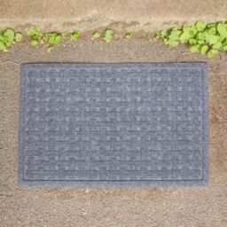 Nicola Spring Heavy Duty Dirt Trapper Door Mat - 60 x 40cm in Grey - Size: 40 cm x 60 cm - thumbnail 6