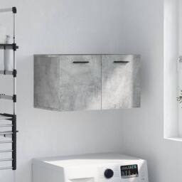 Berkfield Home Wall Cabinet Concrete Grey 60x36.5x35 cm Engineered Wood - thumbnail 2