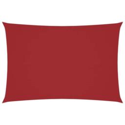 Berkfield Home Sunshade Sail Oxford Fabric Rectangular 3x5 m Red