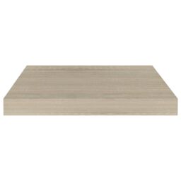 Berkfield Home Floating Wall Shelves 2 pcs Oak 40x23x3.8 cm MDF in Brown - thumbnail 5