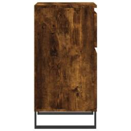Berkfield Home Sideboards 2 pcs Smoked Oak 40x35x70 cm Engineered Wood in Brown - Size: 40 x 35 x 70 cm - thumbnail 8