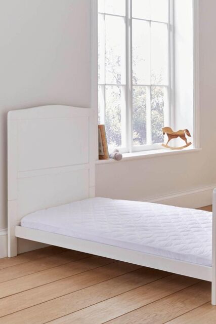 Martex Baby 'Anti-Allergy Quilted' Mattress Protector Cotbed in White - Size: Cot Bed - image 1