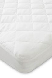 Martex Baby 'Anti-Allergy Quilted' Mattress Protector Cotbed in White - Size: Cot Bed - thumbnail 2
