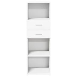 Berkfield Home Highboard White 40x42.5x124 cm Engineered Wood - thumbnail 4