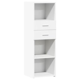Berkfield Home Highboard White 40x42.5x124 cm Engineered Wood - thumbnail 2