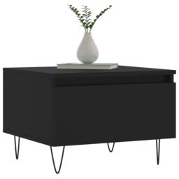 Berkfield Home Coffee Tables 2 pcs Black 50x46x35 cm Engineered Wood - Size: 50 x 46 x 35 cm - thumbnail 3