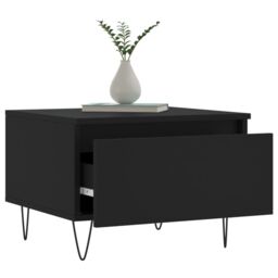 Berkfield Home Coffee Tables 2 pcs Black 50x46x35 cm Engineered Wood - Size: 50 x 46 x 35 cm - thumbnail 4