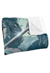 Warner Brothers Wonder Woman Officially Licensed Silky Touch Super Soft Throw Blanket 152 x 127 cm in White - thumbnail 3