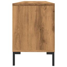 Berkfield Home TV Cabinet Artisan Oak 150x30x44.5 cm Engineered Wood in Brown - thumbnail 6