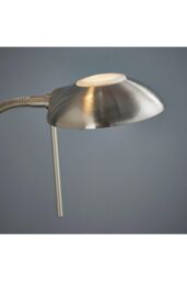 Netlighting Rome Mother & Child Floor Lamp Satin Chrome Opal Glass G9 in Grey - thumbnail 5