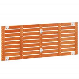 Berkfield Home Wall Headboard 166x3x63 cm Solid Wood Pine in Tan - Size: 166 x 3 x 63 cm - thumbnail 6