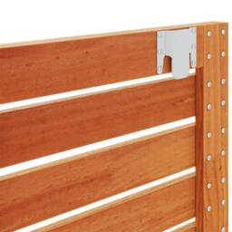 Berkfield Home Wall Headboard 166x3x63 cm Solid Wood Pine in Tan - Size: 166 x 3 x 63 cm - thumbnail 7