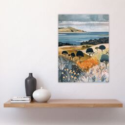 "Artery8 Black Isle Cromarty Scottish Highlands Painting Wall Art Print - Size: W24"" x H32""" - thumbnail 4