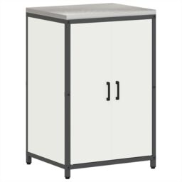 Berkfield Home Kitchen Storage Set with Shelf with Storage with Door Adjustable 2 pcs White 150 x 50 x 92 cm - thumbnail 6