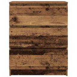 Berkfield Home Sideboard Old Wood 60x35x76 cm Engineered Wood in Brown - Size: 60 x 35 x 76 cm - thumbnail 6