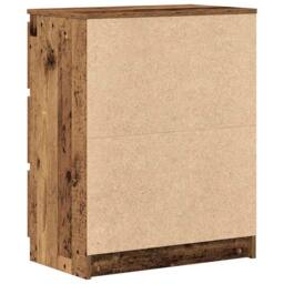 Berkfield Home Sideboard Old Wood 60x35x76 cm Engineered Wood in Brown - Size: 60 x 35 x 76 cm - thumbnail 8