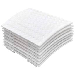 Berkfield Home Beautiful Christmas Tree Skirt White √ò65x23 cm Plastic - Size: 65x23 cm - thumbnail 1