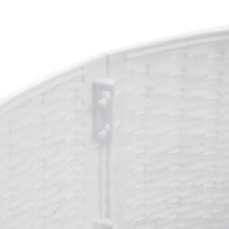 Berkfield Home Beautiful Christmas Tree Skirt White √ò65x23 cm Plastic - Size: 65x23 cm - thumbnail 8