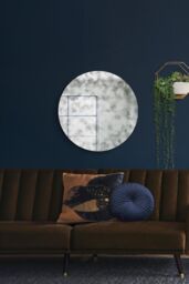 "MirrorOutlet Round Circular Antiqued Mirror with Polished Edge 31"" X 31"" (80x80CM) in Silver - Size: 1 Pack" - thumbnail 2