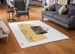 Benjamin Tate Design Holiday Shopping Rug in Natural - Size: Large - thumbnail 2