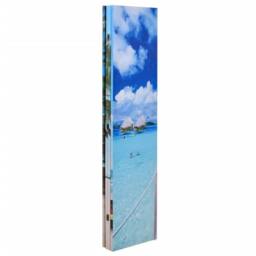 Berkfield Home Decorative Folding Room Divider 160x170 cm Beach - thumbnail 1