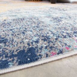 Kukoon Multicolour Distressed Abstract Soft Pile Kitchen Living Room Area Rug - Size: 200 cm x 290 cm - thumbnail 5