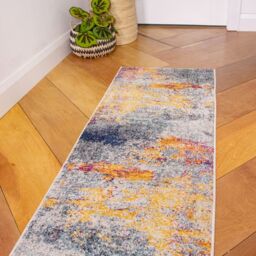 Kukoon Multicolour Distressed Abstract Soft Pile Kitchen Living Room Area Rug - Size: 200 cm x 290 cm - thumbnail 8