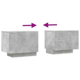 Berkfield Home TV Cabinet Concrete Grey 100x35x40 cm Engineered Wood - Size: 100 x 35 x 40 cm - thumbnail 8