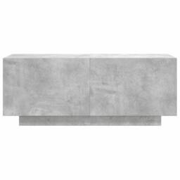 Berkfield Home TV Cabinet Concrete Grey 100x35x40 cm Engineered Wood - Size: 100 x 35 x 40 cm - thumbnail 4