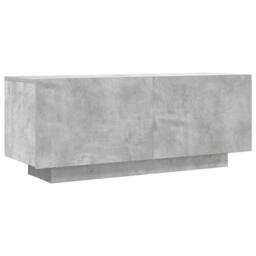 Berkfield Home TV Cabinet Concrete Grey 100x35x40 cm Engineered Wood - Size: 100 x 35 x 40 cm - thumbnail 3