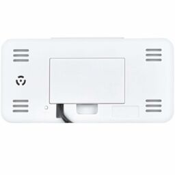 Acctim Rialto Digital Alarm Clock Radio Controlled Crescendo Alarm Thermometer High Contrast Coloured VA Display in White - thumbnail 2