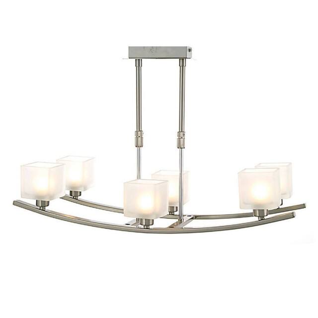 Netlighting PILA 6 Light G9 PENDANT G9 SATIN NICKEL in Grey - image 1