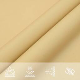 Berkfield Home Sun Shade Sail Sand 2x2x2 m 100% Polyester Oxford in Light Sand - thumbnail 7