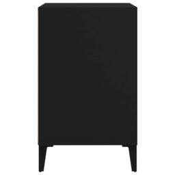 Berkfield Home Shoe Cabinet Black 102x36x60 cm Engineered Wood - Size: 102 x 36 x 60 cm - thumbnail 4