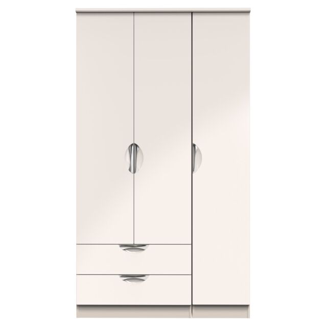 Ready Assembled 2 U Holborn Triple Wardrobe with 2 Drawers (Ready Assembled) in Taupe - image 1